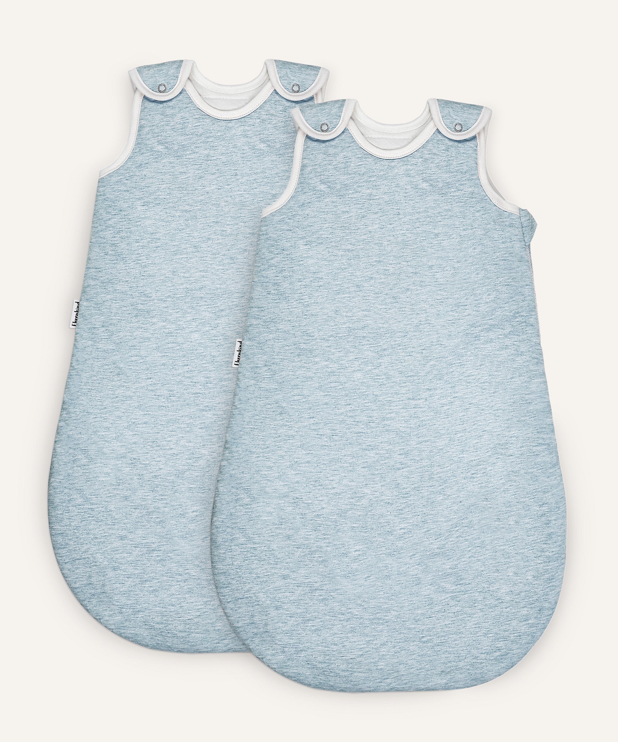 2er-Pack Babyschlafsack | ganzjährig | Wollfüllung